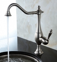 Gaspar silver - retro faucet in silver color
