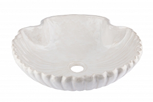 Wszemiła - a shell-shaped white sink