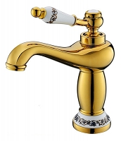 Tito - Gold faucet with decoration